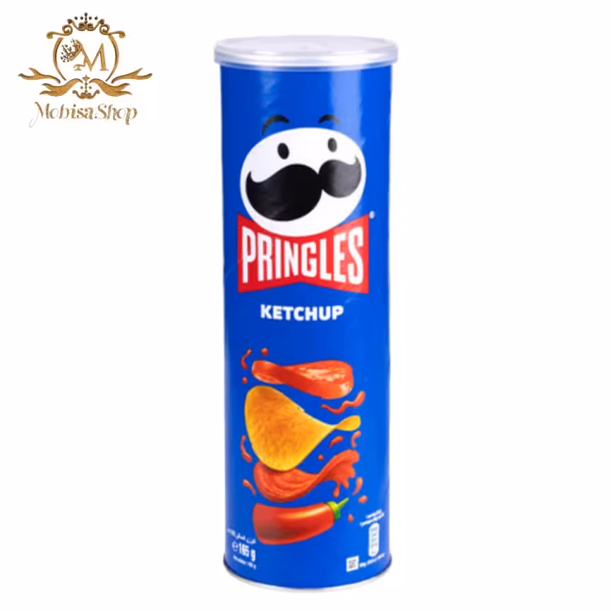 چیپس پرینگلز با طمع کچاب 165 گرم