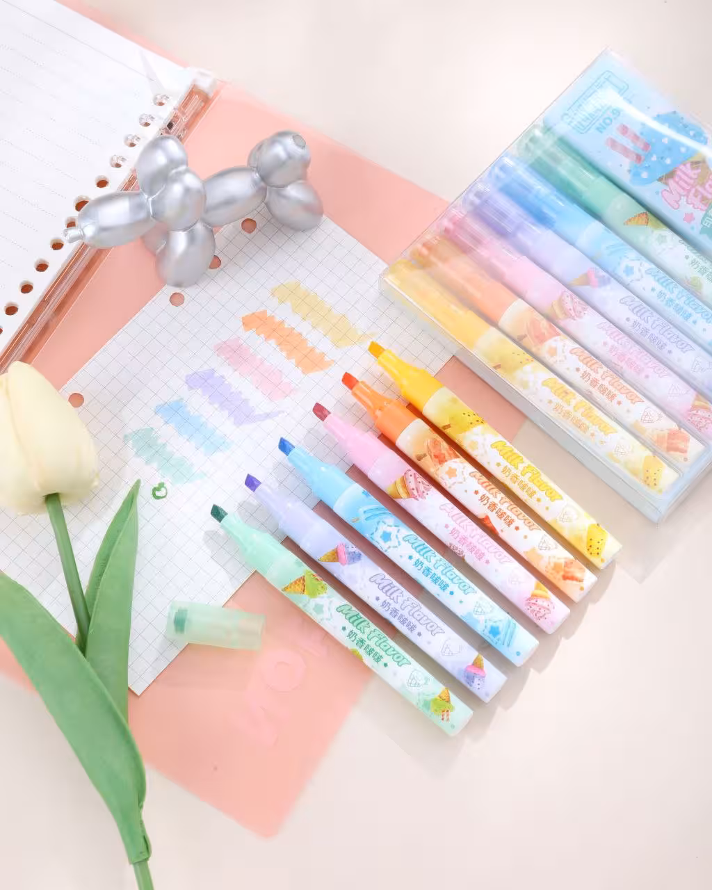 هایلایت 6 رنگ مهر دار کد 966