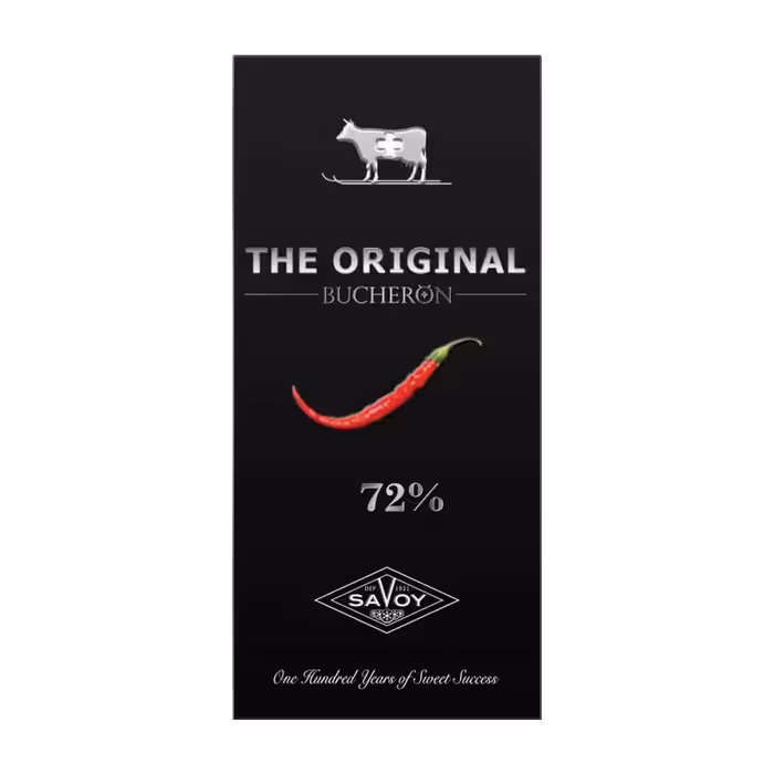 شکلات تلخ بوچرون 72 درصد با طعم فلفلی 90 گرم