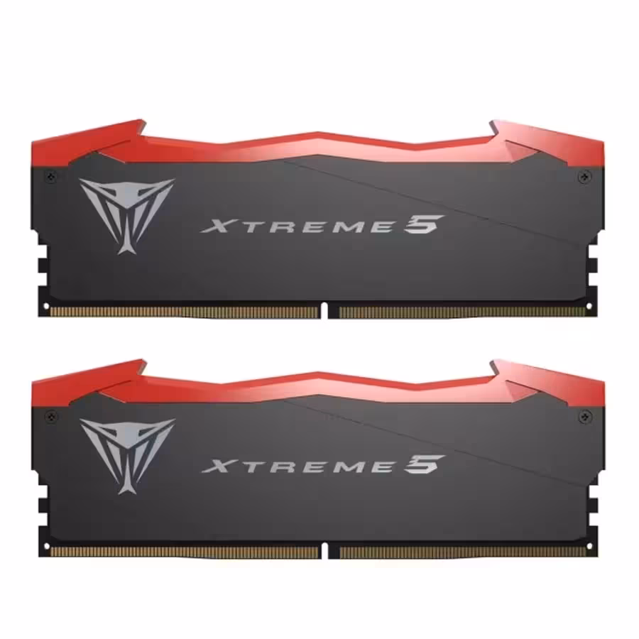 رم دسکتاپ DDR5 دوکاناله 6000 مگاهرتز CL30 پاتریوت مدل Viper Xtreme 5 ظرفیت 32 گیگابایت