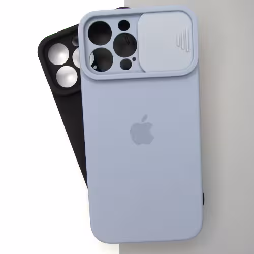 قاب ایفون 13 پرومکس سیلیکونی محافظ لنز کشویی اورجینال (پک دار) iPhone 13 Pro Max