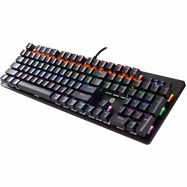 کیبورد گیمینگ تمام مکانیکال HP GK100F RGB