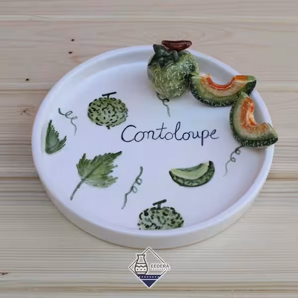 بشقاب سرو برجسته طرح طالبی