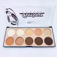 پالت کانتور و هایلایتر 10 رنگ انلی بتر