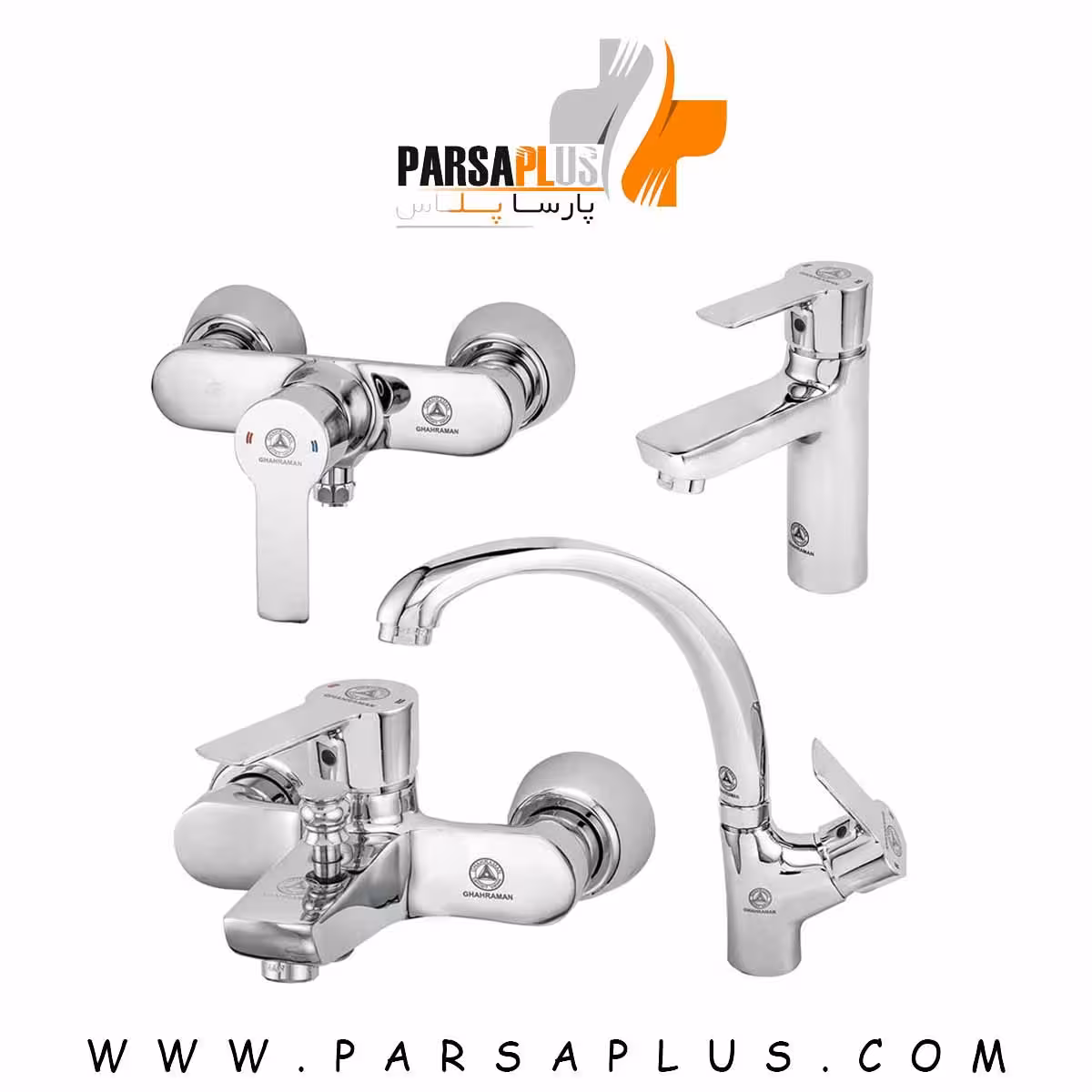 ست شیرآلات قهرمان مدل یاقوت کروم