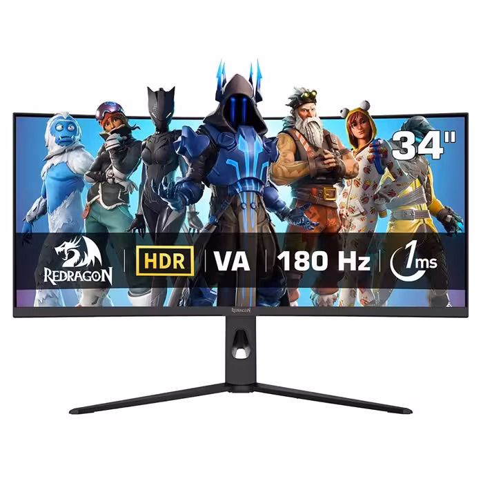 مانیتور 34 اینچ گیمینگ ردراگون مدل Q3418RVC