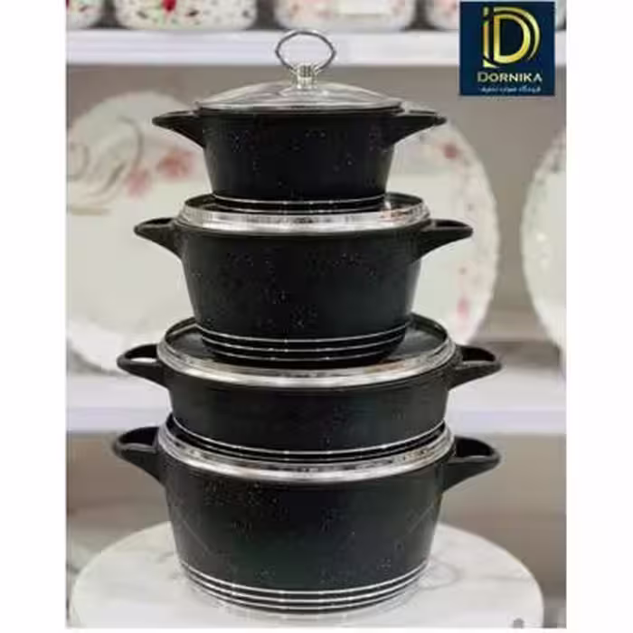 سرویس قابلمه 8 پارچه چدن mg
