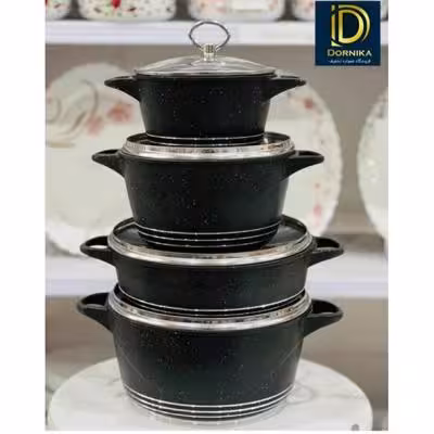 سرویس قابلمه 8 پارچه چدن mg
