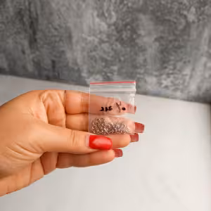 پیچ اتصال ریز نقره ای بسته 20 عددی