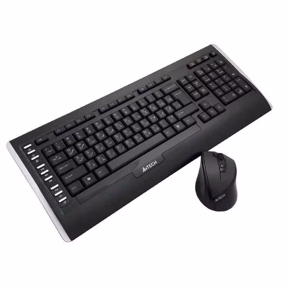 کیبورد و ماوس بی سیم ای فورتک مدل 9300F