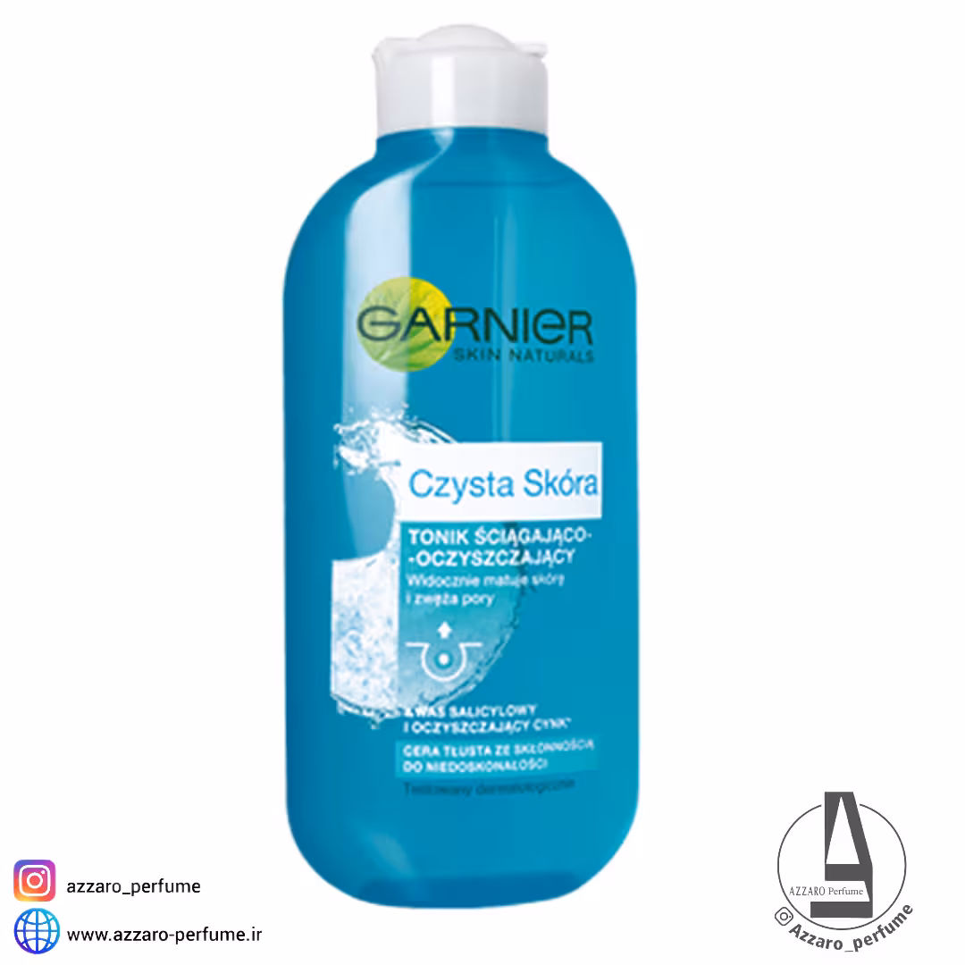 تونر پاک کننده پوست چرب و مستعد جوش گارنیر GARNIER حجم 200 میل