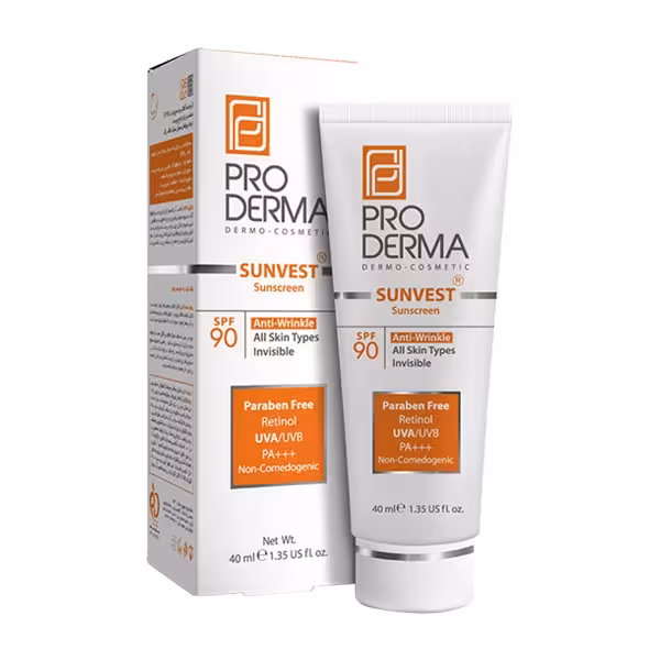 کرم ضد آفتاب و ضد چروک پرودرما مدل SPF90 حجم 40 میلی لیتر