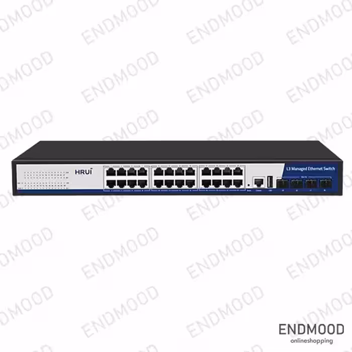 سوییچ شبکه HRUI مدل HR-SWTG3424S