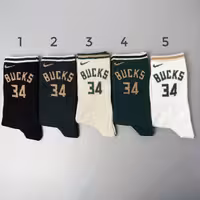 جوراب ساقدار دومینو نوشته دار سری Bucks 34