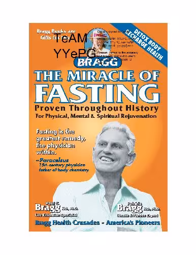 خرید و دانلود نسخه کامل کتاب Health The Miracle of Fasting Proven Throughout History for Physical Mental and Spiritual Rejuvenation