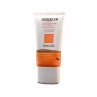 کرم ضد آفتاب فاقد چربی 2In1 هیدرودرم SPF50 حجم 40 میلی لیتر – بژ گندمی