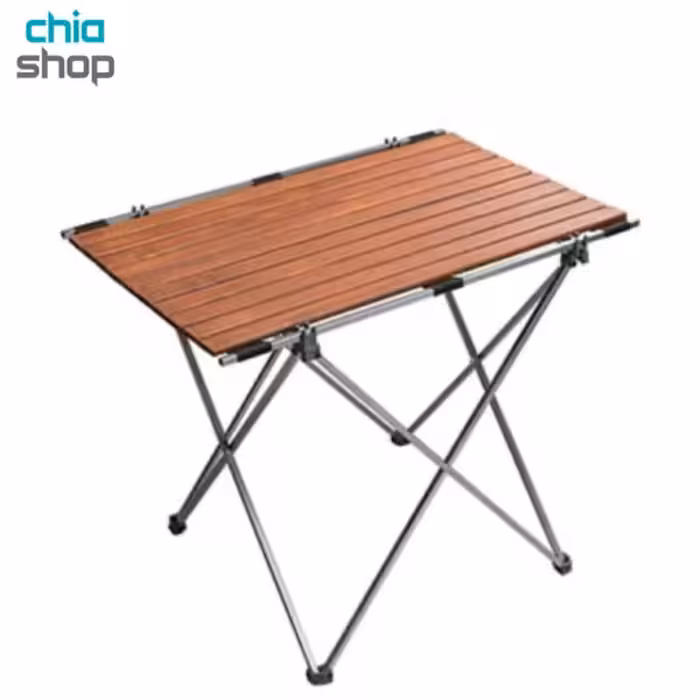 میز کمپینگ 2 نفره صفحه چوبی