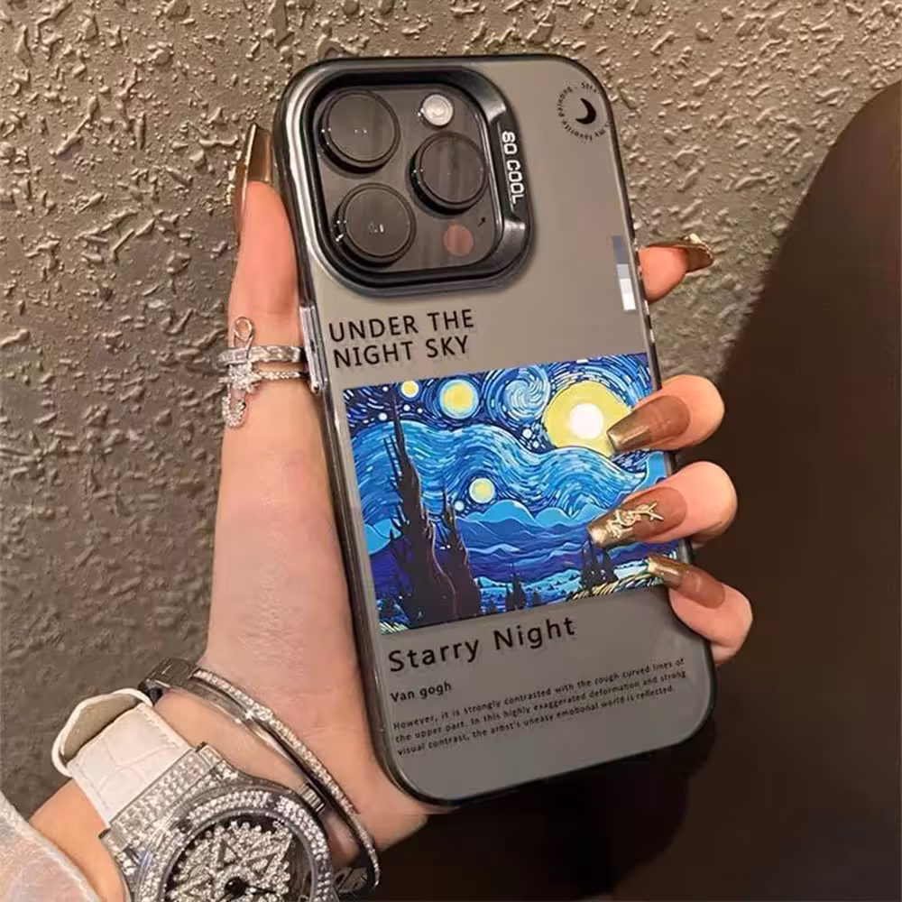 قاب شب پر ستاره برای آیفون 15 پرو