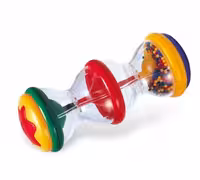 جغجغه استوانه دانه رنگی تولو