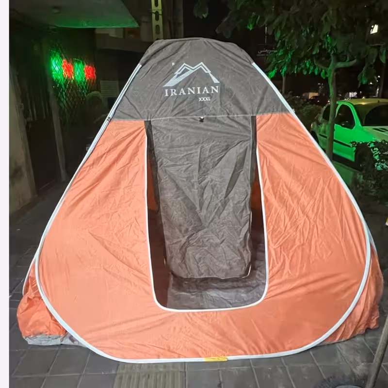 چادر مسافرتی 12 نفره فنری برزنت برنو | amazonchi