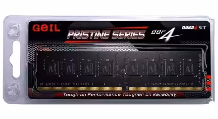 رم دسکتاپ DDR4 تک کاناله 2400 مگاهرتز CL17 گیل مدل Pristine ظرفیت 4 گیگابایت