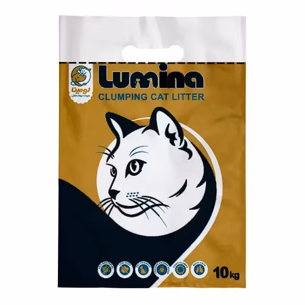 خاک گربه گرانول آنتی باکتریال کربن برند Lumina لومینا 10 کیلویی