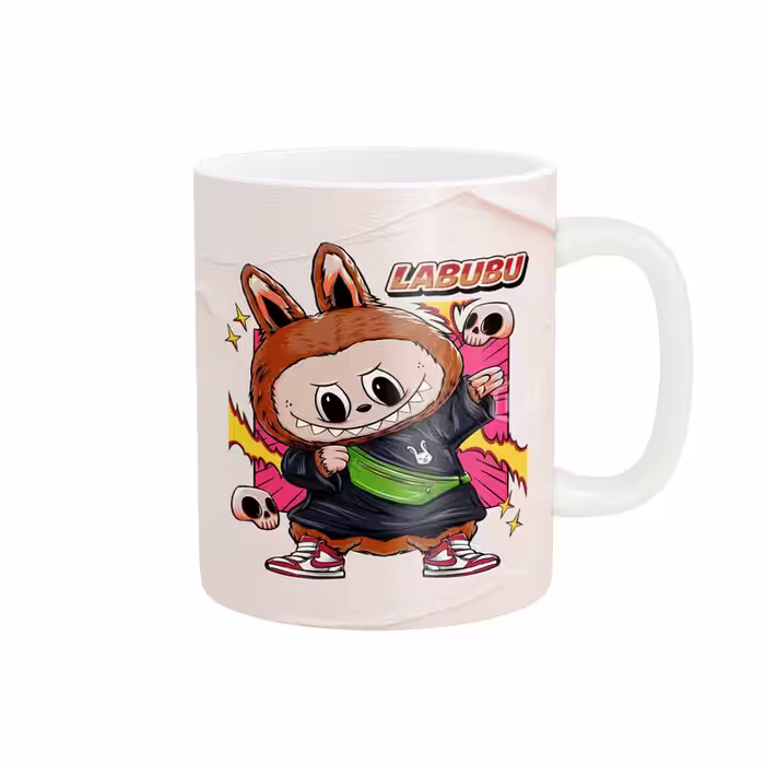 ماگ پاد آفرین مدل فانتزی طرح عروسک لبوبو Labubu ترند کد p10834