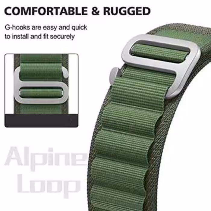 بند گوف مدل LOOP ALPINE مناسب برای ساعت هوشمند هایلو RS4 PLUS به همراه محافظ صفحه نمایش