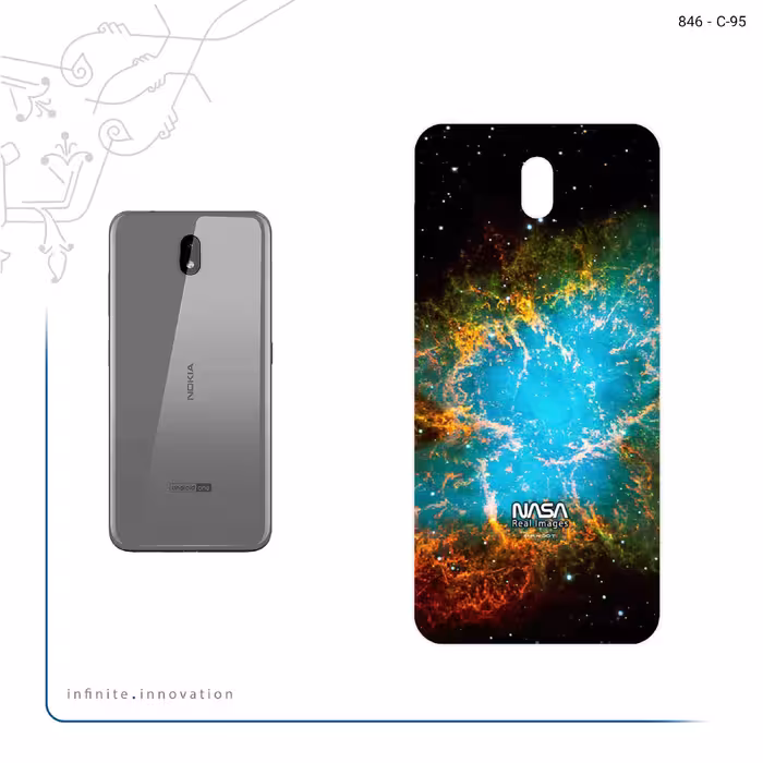 برچسب پوششی ماهوت مدل Universe b NASA 9 مناسب برای گوشی موبایل نوکیا 3.2 TA-1156