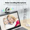 وب کم باینا مدل Streaming with Ring Light