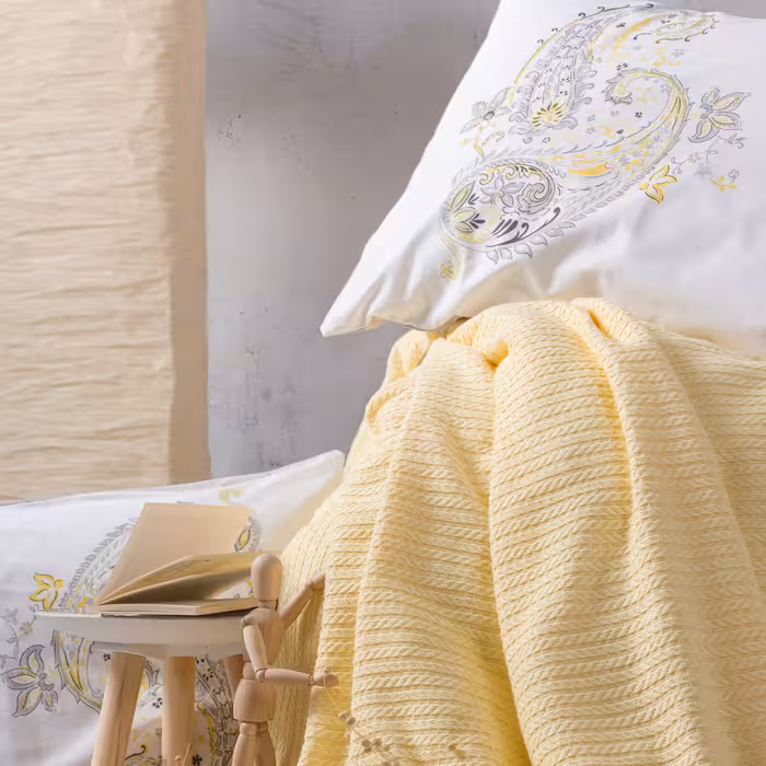 سرویس روتختی کاتن باکس مدل Bond Lori Sari تک نفره 3 تکه