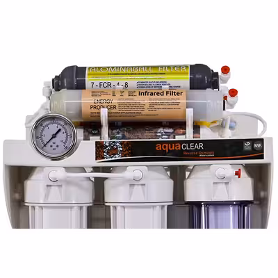 دستگاه تصفیه کننده آب آکوآ کلیر مدل RO_ACG8040 به همراه فیلتر تصفیه آب بسته 4 عددی