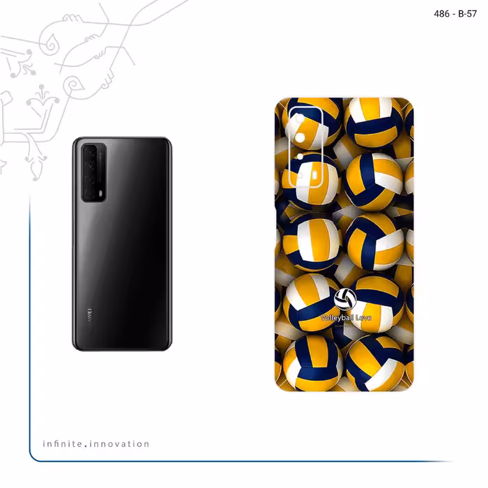 برچسب پوششی ماهوت مدل Volleyball مناسب برای گوشی موبایل هوآوی Y7a
