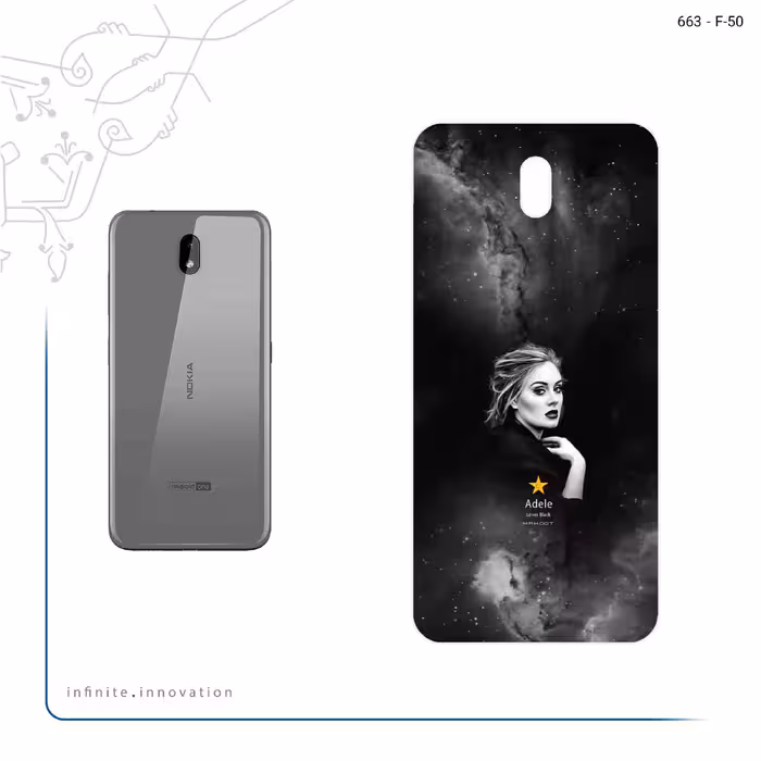 برچسب پوششی ماهوت مدل Adele مناسب برای گوشی موبایل نوکیا 3.2 TA-1156
