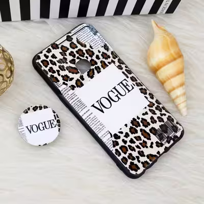 کاور طرح دخترانه کد 131 مناسب برای گوشی موبایل سامسونگ Galaxy A21s به همراه پاپ سوکت