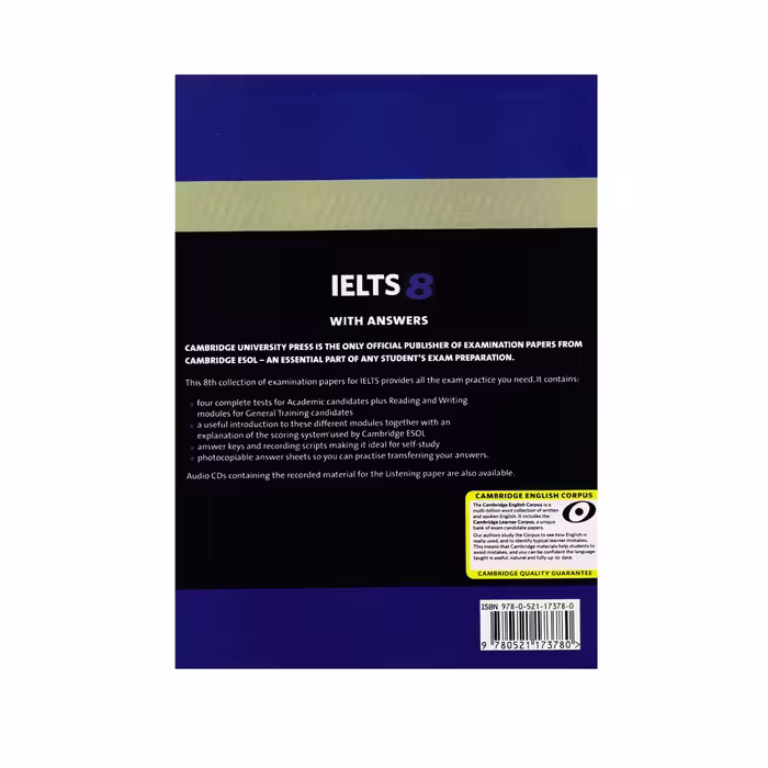 کتاب Cambridge English IELTS اثر جمعی از نویسندگان انتشارات سپاهان جلد 8 و 9