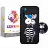 کاور لاین کینگ مدل گورخر بازیگوش مناسب برای گوشی موبایل شیائومی Redmi Note 8 به همراه پایه نگهدارنده