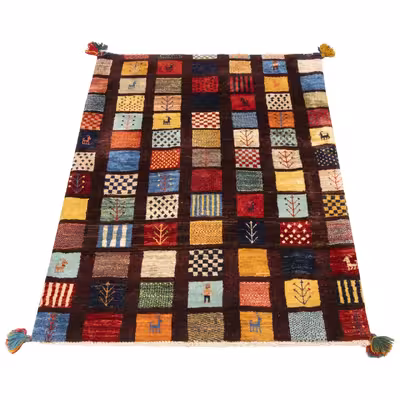 گبه دستباف ذرع و نیم سی پرشیا کد 122133