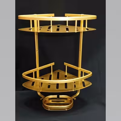 قفسه حمام مدل دو طبقه