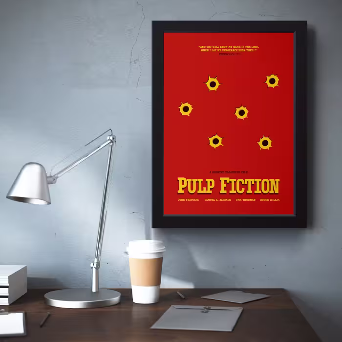 تابلو مدل Minimall Pulp Fiction کد m2416-b
