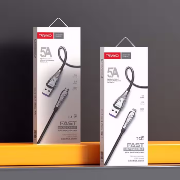 کابل تبدیل USB به MicroUSB ترانیو مدل X17 طول 1 متر