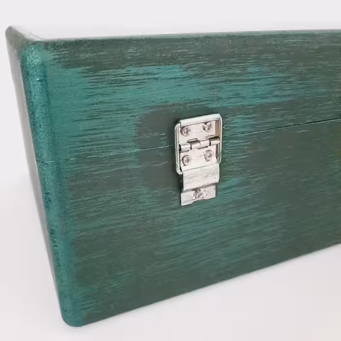 جعبه هدیه چوبی مدل چمدان بهاری کد WS403