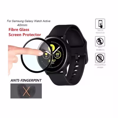 محافظ صفحه نمایش لاین مدل RT007 مناسب برای ساعت هوشمند سامسونگ Galaxy Watch Active 40mm بسته سه عددی