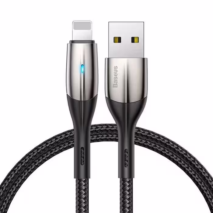 کابل تبدیل USB به لایتنینگ باسئوس مدل A02 طول 1 متر