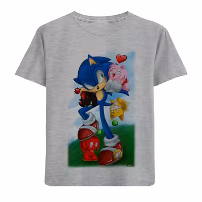 تی شرت آستین کوتاه بچگانه مدل سونیک F492