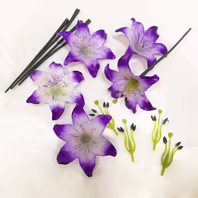 گل مصنوعی مدل لی لی یوم کد 492 بسته 5 عددی