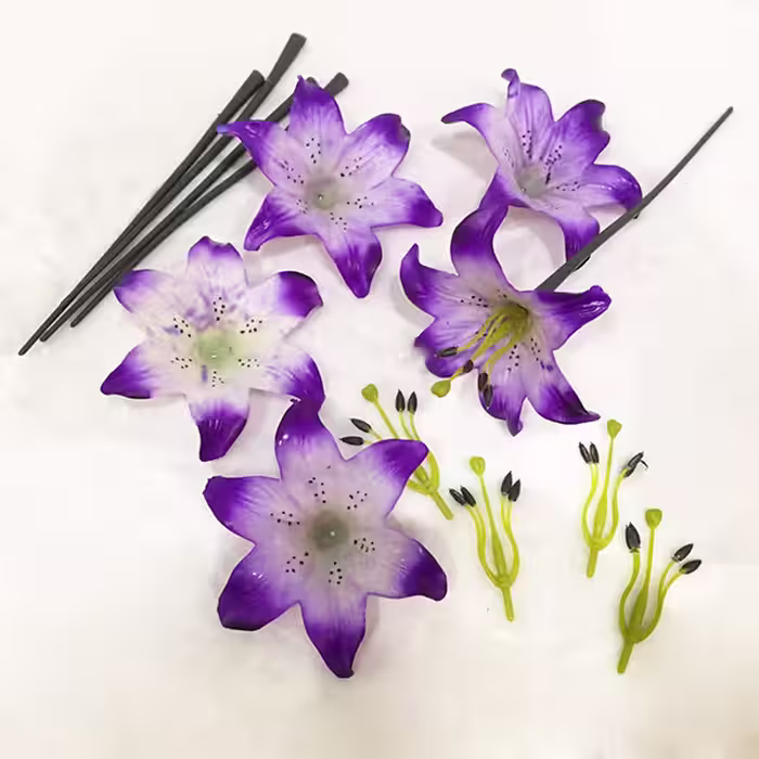 گل مصنوعی مدل لی لی یوم کد 492 بسته 5 عددی