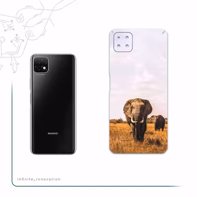 برچسب پوششی ماهوت مدل Elephant مناسب برای گوشی موبایل هوآوی Nova Y60