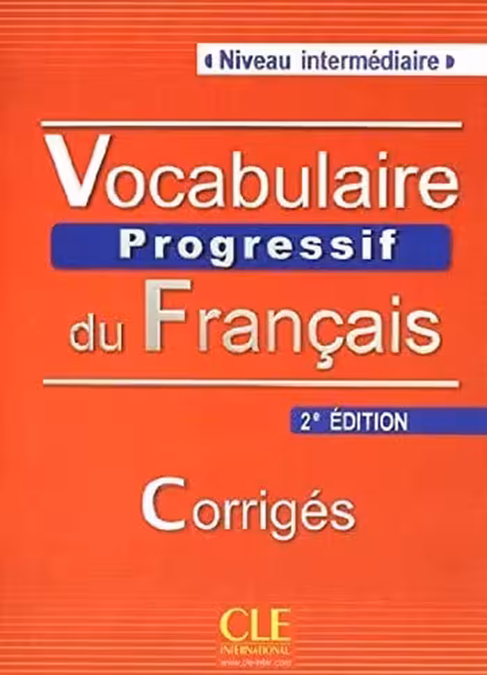 کتاب زبان فرانسه وکبیولر پروگرسیو Vocabulaire Progressive du Francais (Niveau Intermedaire) 2nd Edition