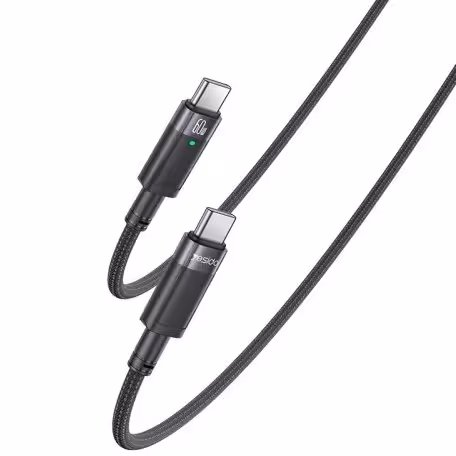 کابل تبدیل فست شارژ Yesido CA160 Type-C To Type-C PD 60W 1.2m